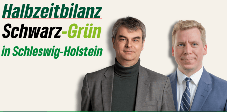 Halbzeit Schwarz-Grün in Schleswig-Holstein