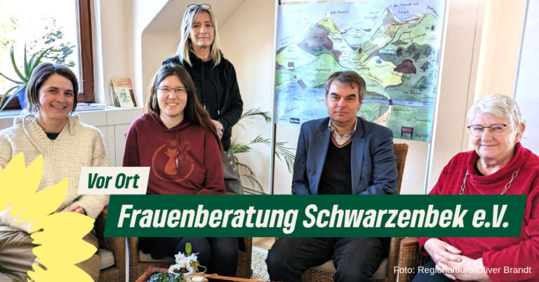 Oliver Brandt besucht Frauenberatung in Schwarzenbek