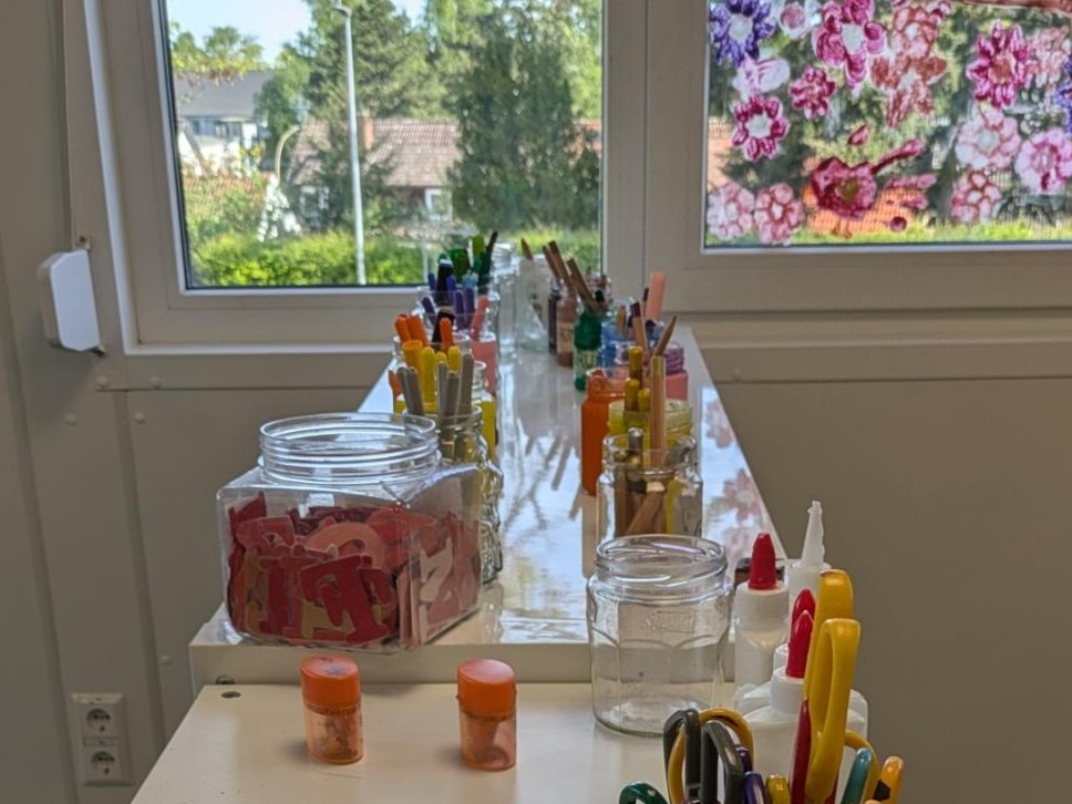 Alltagsintegrierte Sprachentwicklung findet auch im Atelier statt. (Foto: Regionalbüro Oliver Brandt)