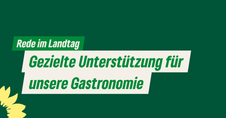 Gezielte Unterstützung für unsere Gastronomie