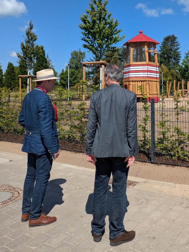 Auch ein neuer Spielplatz gehört zur Ratzeburger Wohnanlage der Gemeinnützigen Kreisbaugenossenschaft (Foto: Regionalbüro Oliver Brandt)