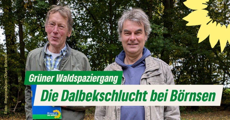 Unterwegs in der Dalbekschlucht bei Börnsen