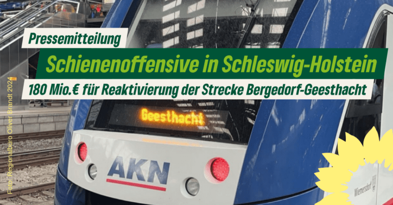 180 Millionen Euro für Reaktivierung Geesthacht – Bergedorf