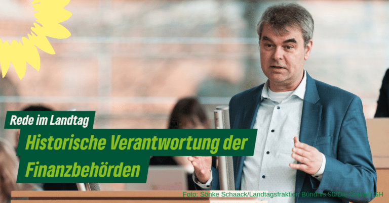 Es ist wichtig, dass sich das Finanzministerium zu seiner historischen Verantwortung bekennt