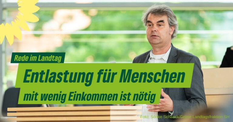 Entlastung für Menschen mit wenig Einkommen ist nötig