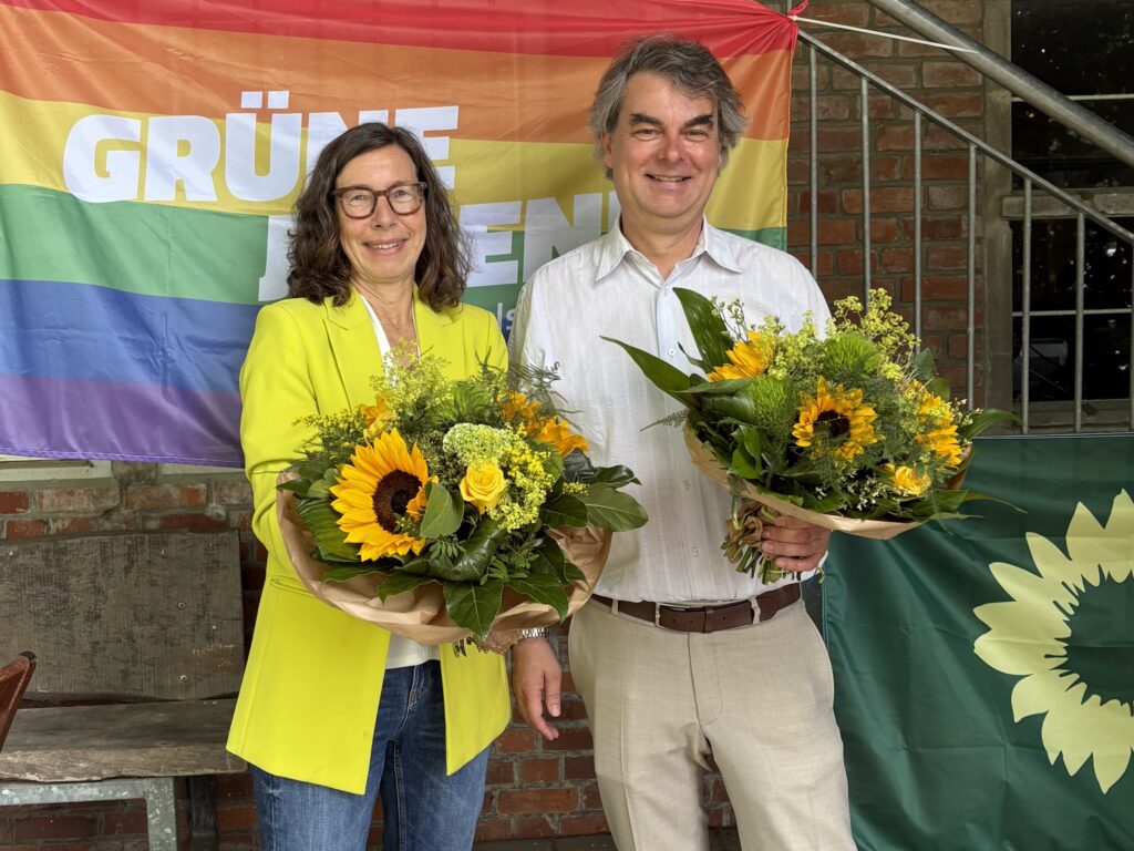 Uta Röpcke und Oliver Brandt werden zur Landtagswahl 2027 erneut antreten. Bild: Kreisverband Bündnis 90/Die Grünen Herzogtum Lauenburg
