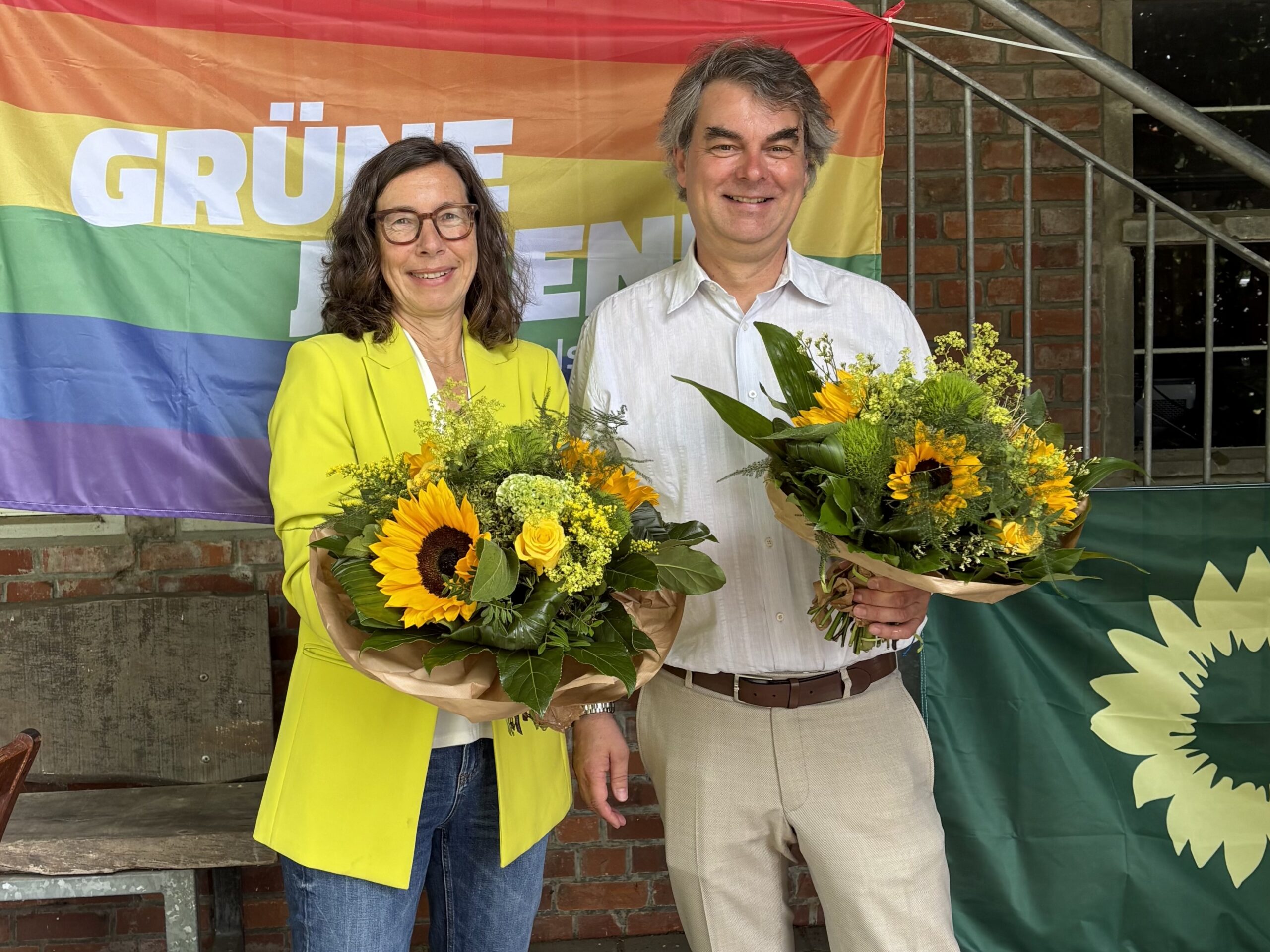 Uta Röpcke und Oliver Brandt werden zur Landtagswahl 2027 erneut antreten. Bild: Kreisverband Bündnis 90/Die Grünen Herzogtum Lauenburg