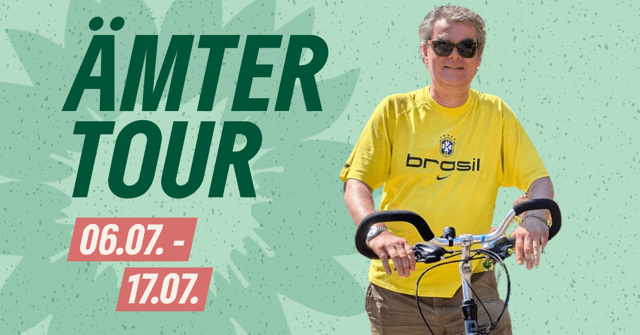 Mit dem Rad unterwegs: Oliver Brandt startet Sommertour durch das Herzogtum Lauenburg