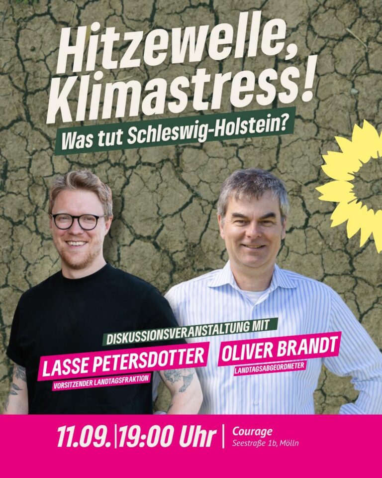 Hitzewelle, Klimastress! Was tut Schleswig-Holstein?