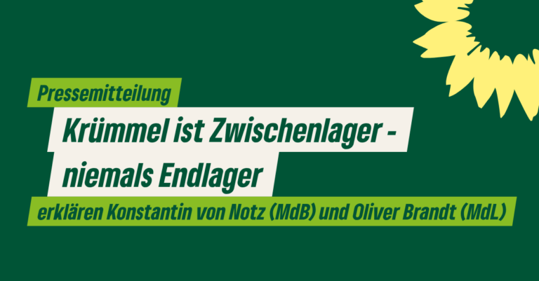 Krümmel ist Zwischenlager – und darf niemals Endlager werden
